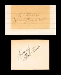 A Group of James J Braddock and Max Baer Signed Autograph Items,