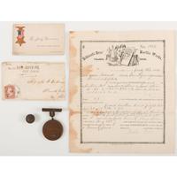 Ohio 3rd Volunteer Cavalry, Large Collection of Tintypes, CDVs, Ribbons, Medals, and More