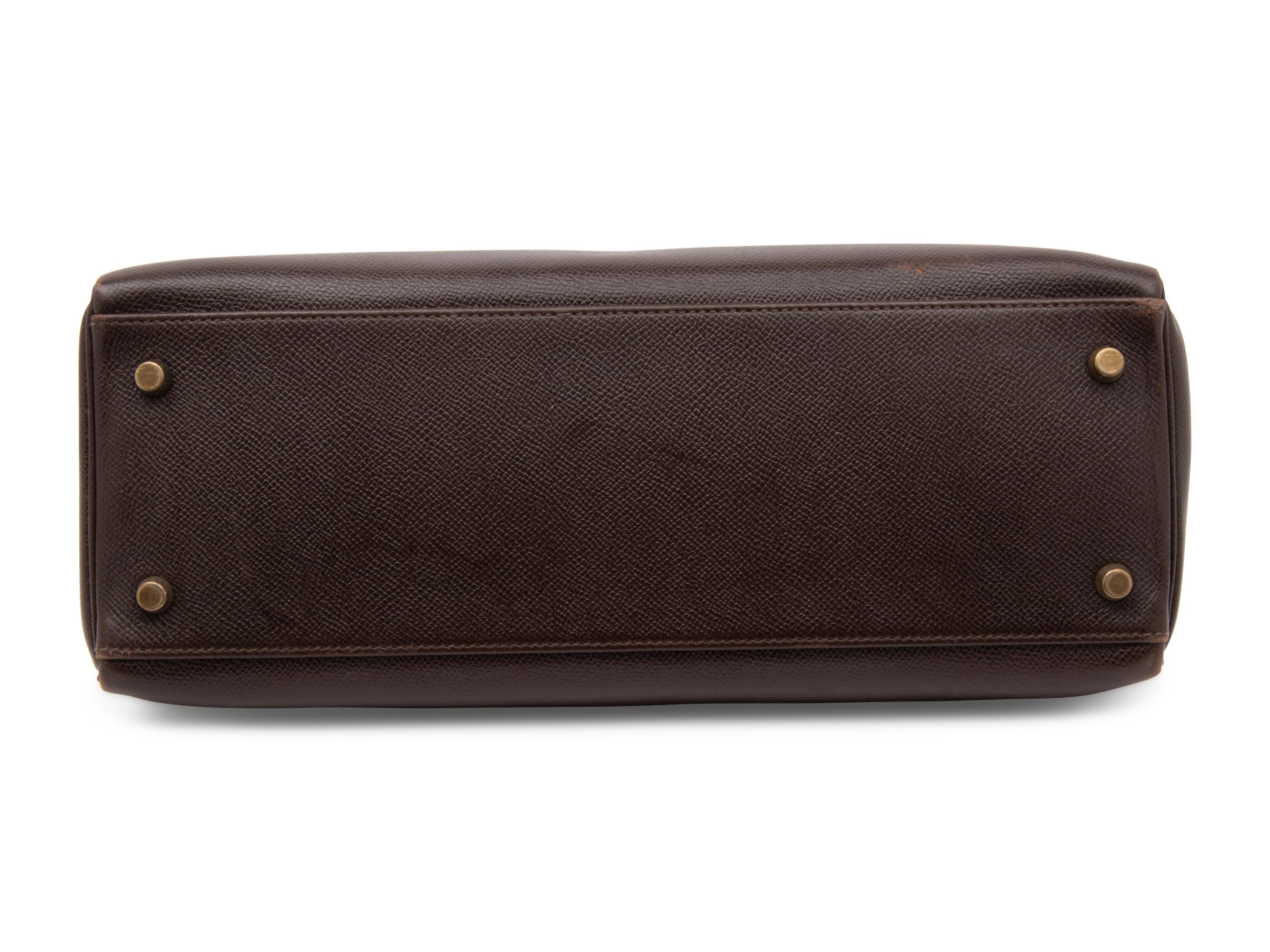Hermès, Dark Brown Kelly 32