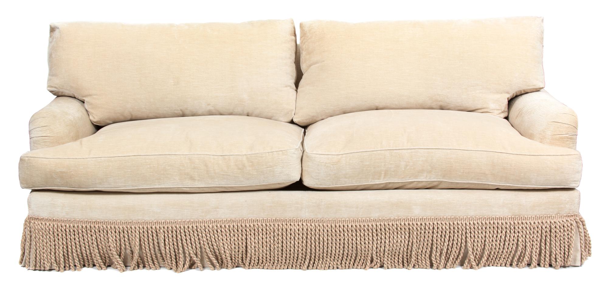 A Cameron Collection Upholstered Sofa — 20TH CENTURY