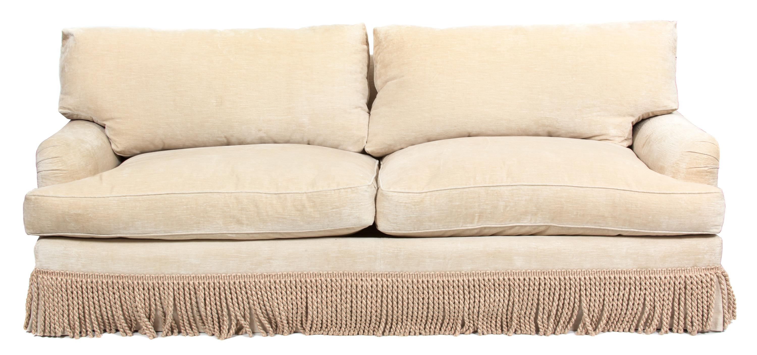 A Cameron Collection Upholstered Sofa — 20TH CENTURY