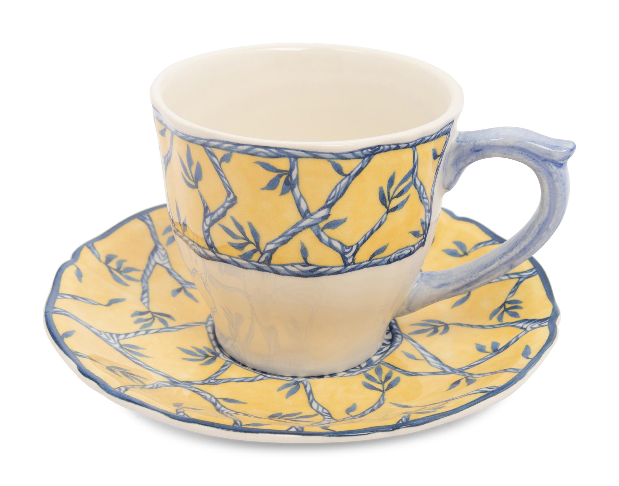 A Gien Baladins Porcelain Dessert Service