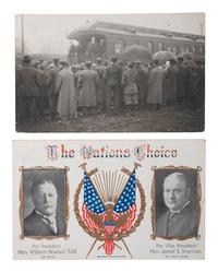 [POLITICS]. 54 postcards & photographs of politicians incl. ROOSEVELT, TAFT & BRYAN.
