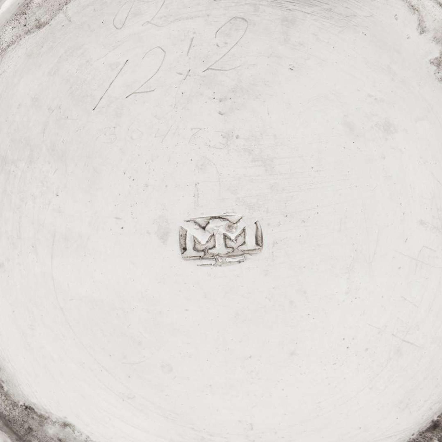 A silver covered sugar bowl Myer Myers (1723-1795), New York, NY, circa 1760