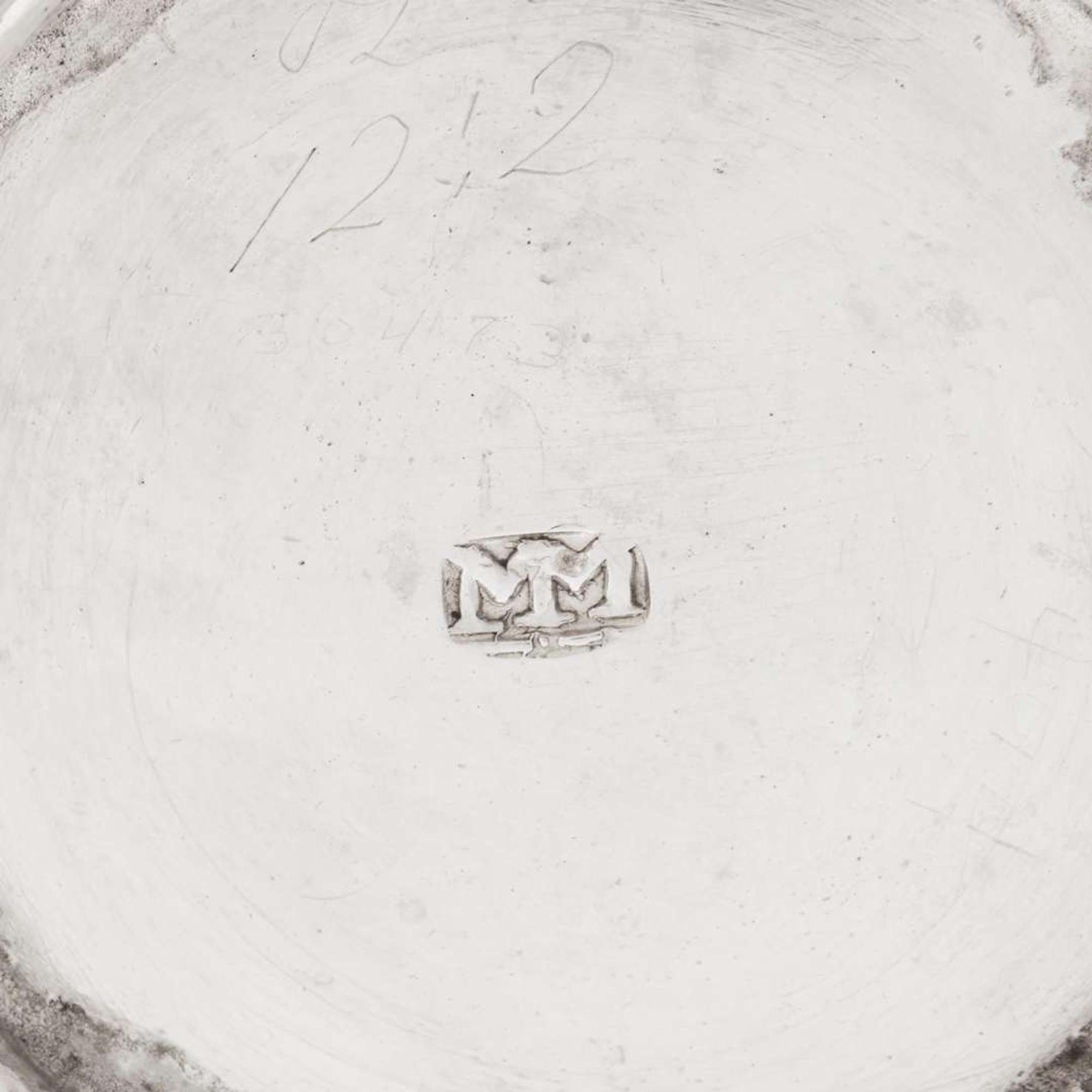 A silver covered sugar bowl Myer Myers (1723-1795), New York, NY, circa 1760