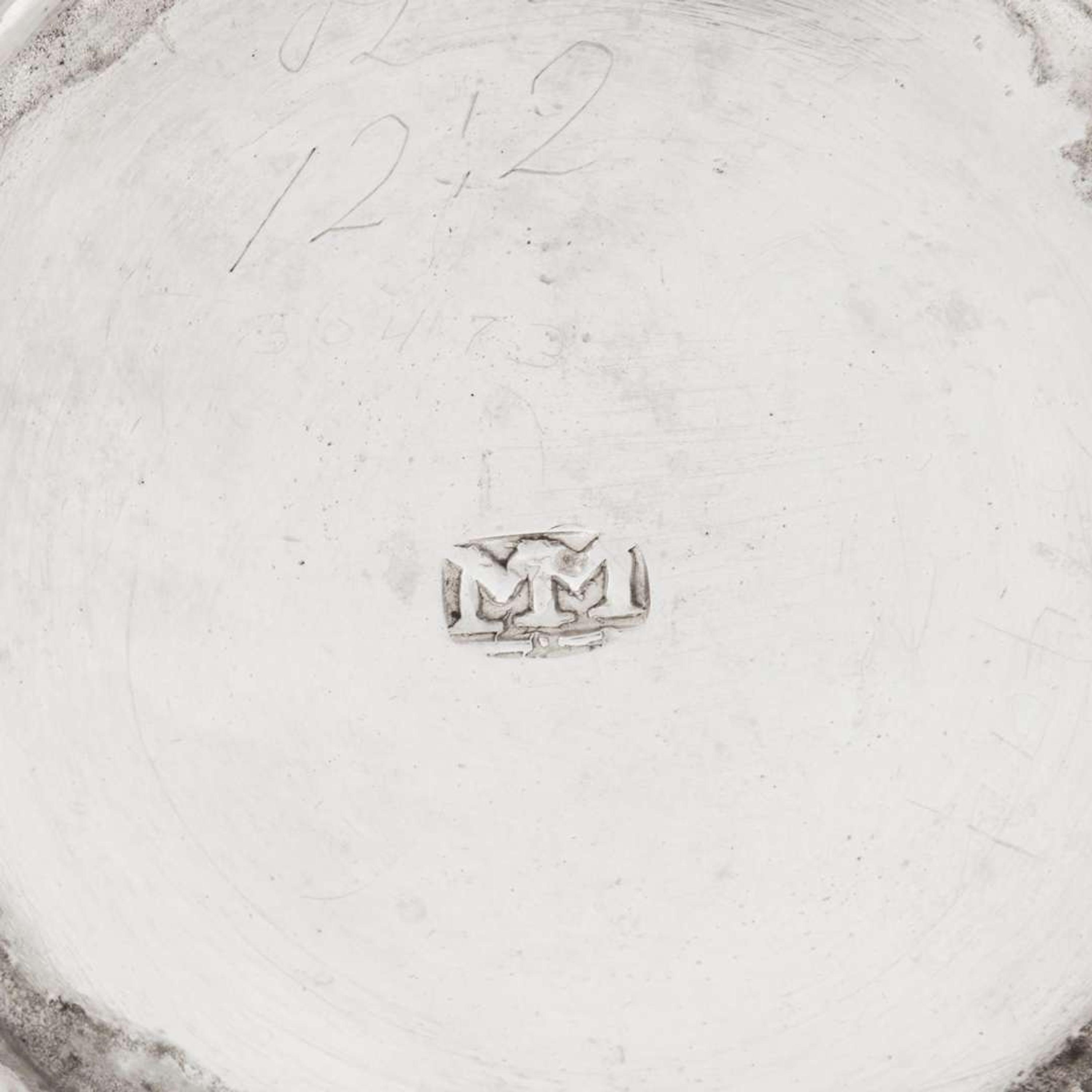 A silver covered sugar bowl Myer Myers (1723-1795), New York, NY, circa 1760