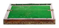 A Victorian Brass-Inlaid Mahogany Lap Desk Width 20 inches. — 19TH CENTURY