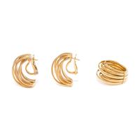 DE GRISOGONO, YELLOW GOLD 'ALLEGRA' SET