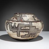 Zuni Polychrome Pottery Olla