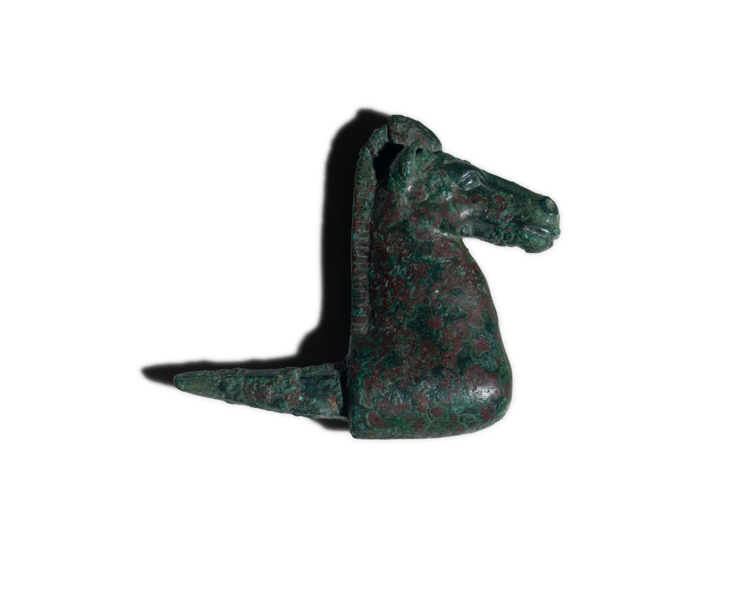 A Greek Bronze Horse Protome