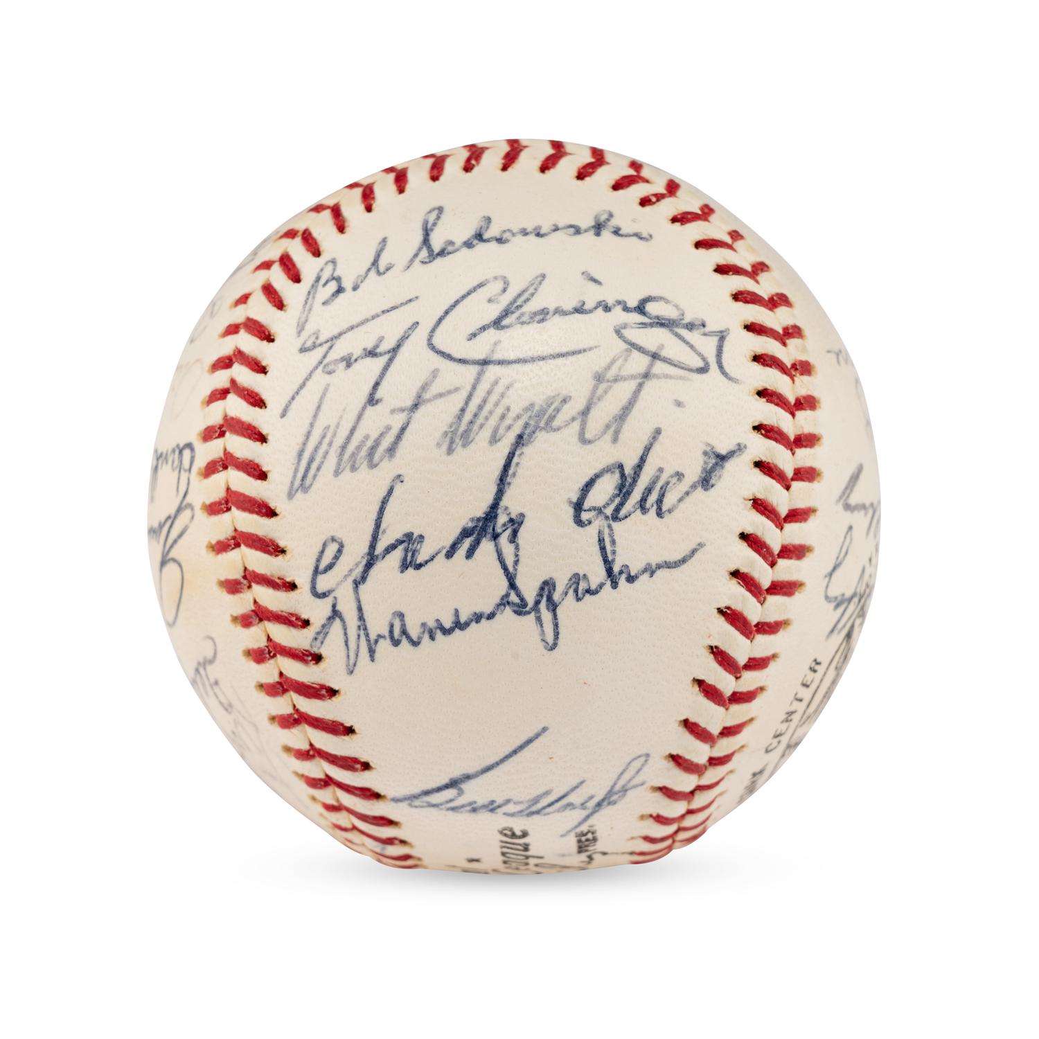 A 1964 Milwaukee Brewers Team Signed Autograph Baseball