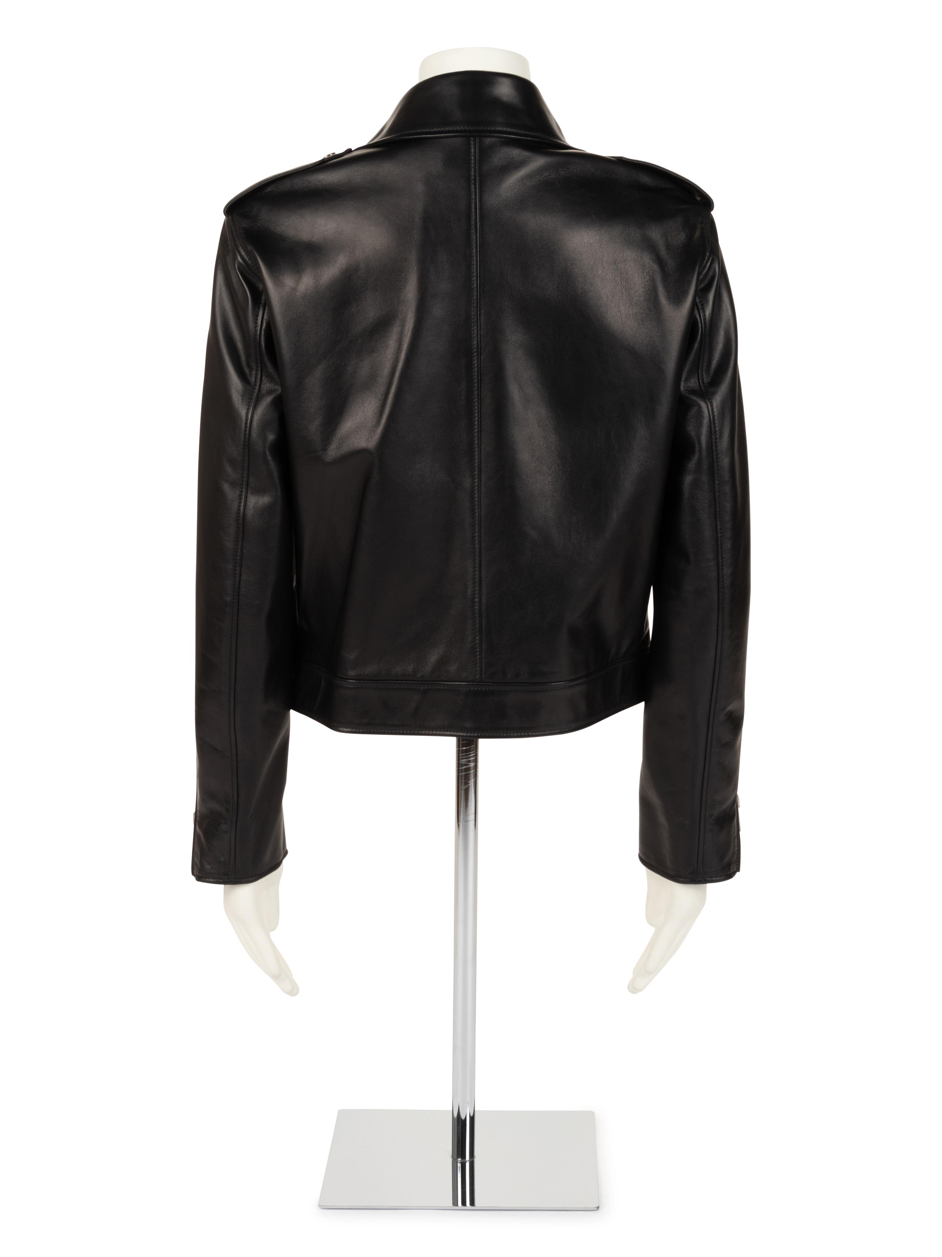 Christian Dior Lambskin Leather Biker Jacket