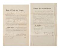 [CIVIL WAR-MARYLAND]. Applications for support & pre-war bonds of appropriations for miltias.