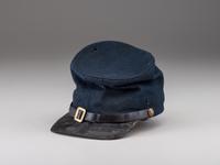 [CIVIL WAR]. Standard 1858 forage cap, with manufacturer's label.