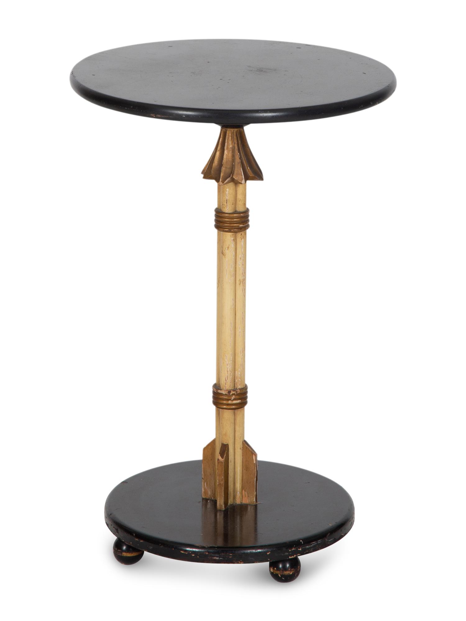 A Neoclassical Style Painted Occasional Table