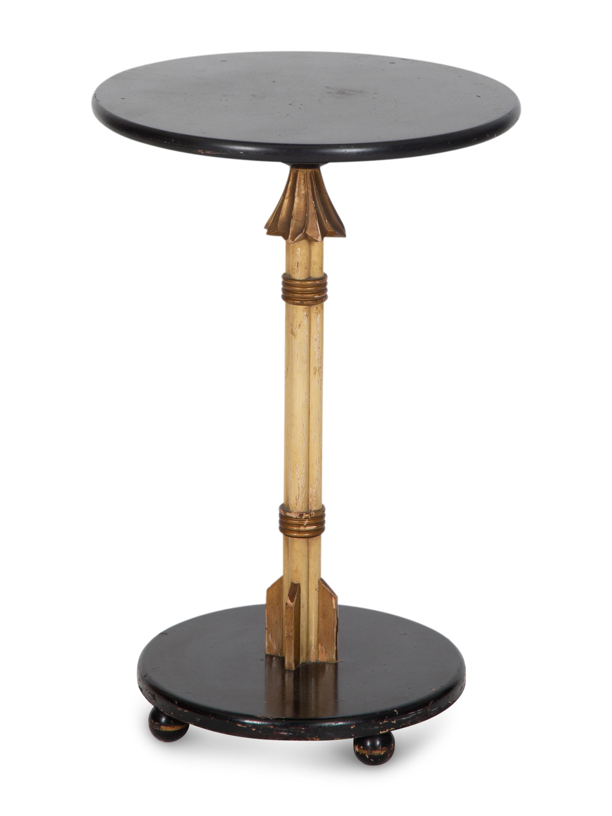 A Neoclassical Style Painted Occasional Table