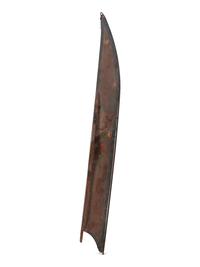 A Horse Decorated Polychrome Painted Sled