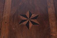 A French Provincial Dining Table Height 30 1/2 x width 70 3/4 x depth 43 inches.