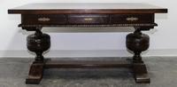 A German Oak Refectory Table Height 29 1/2 x width 58 1/2 x depth 33 1/4 inches. — FIRST QUARTER 20TH CENTURY
