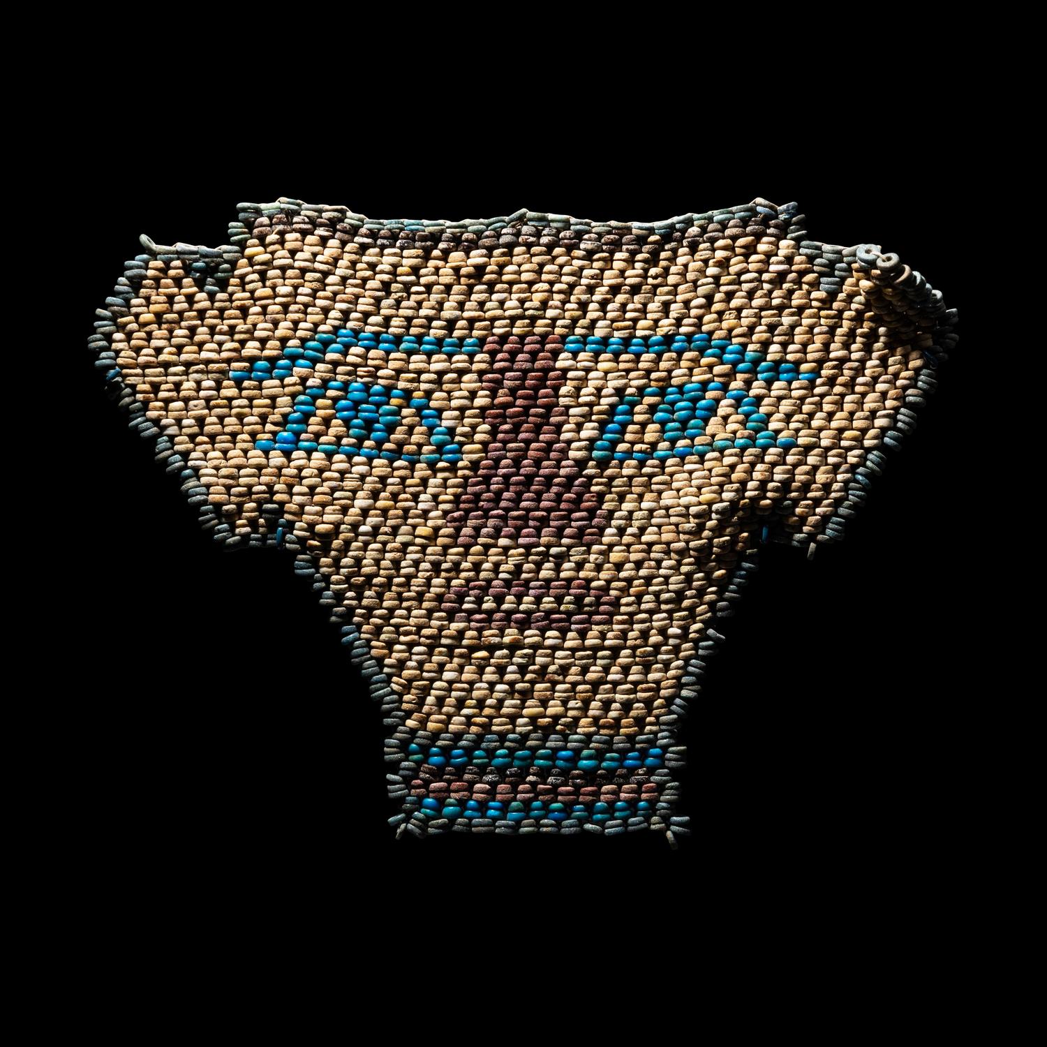 Two Egyptian Bead Masks