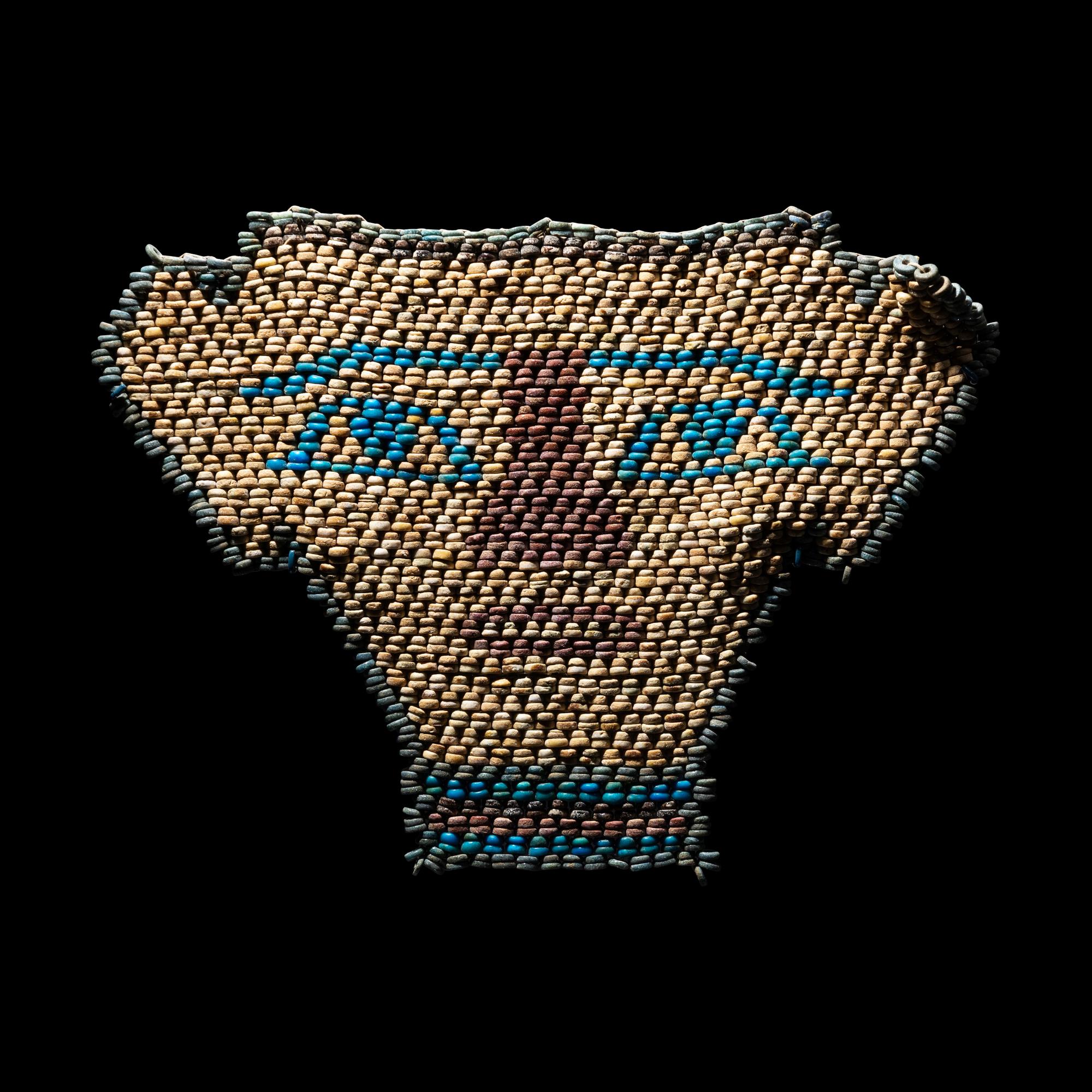 Two Egyptian Bead Masks