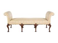 A George II Style Upholstered Bench
