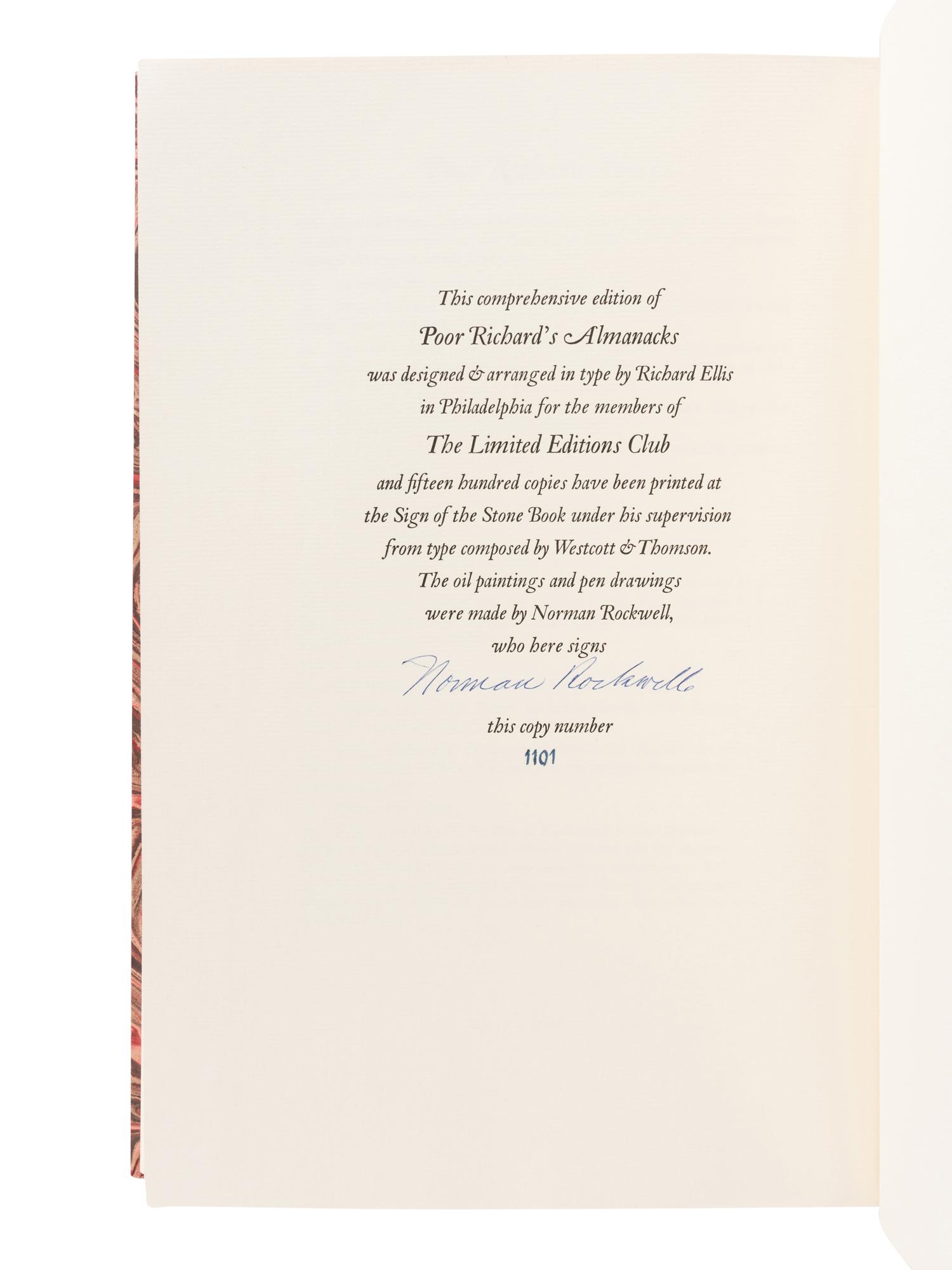 [LIMITED EDITIONS CLUB] – A group of 3 works, comprising: