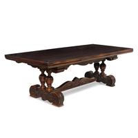 An Italian Renaissance Style Walnut Dining Table