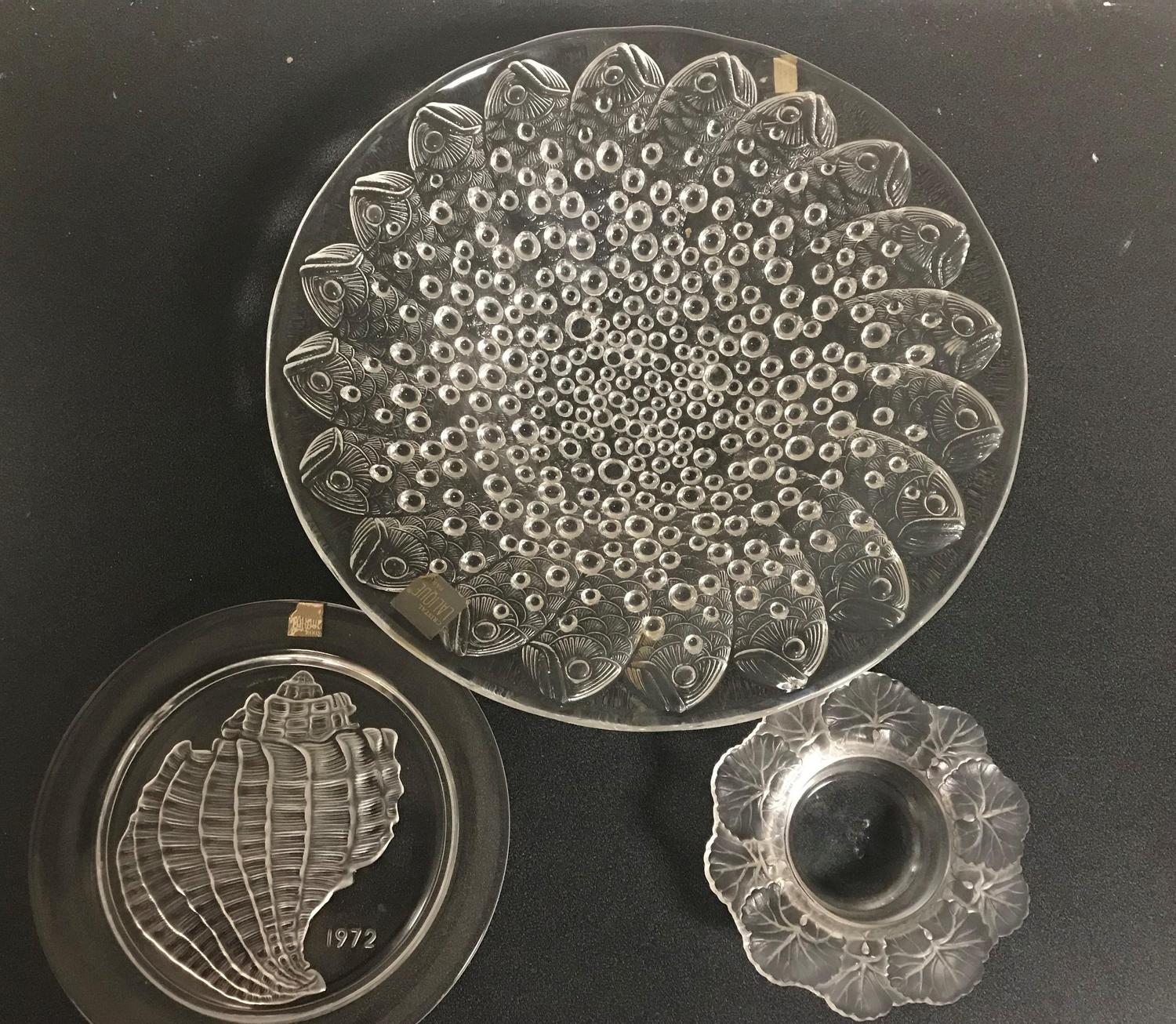 Three Lalique Articles — 20TH CENTURY