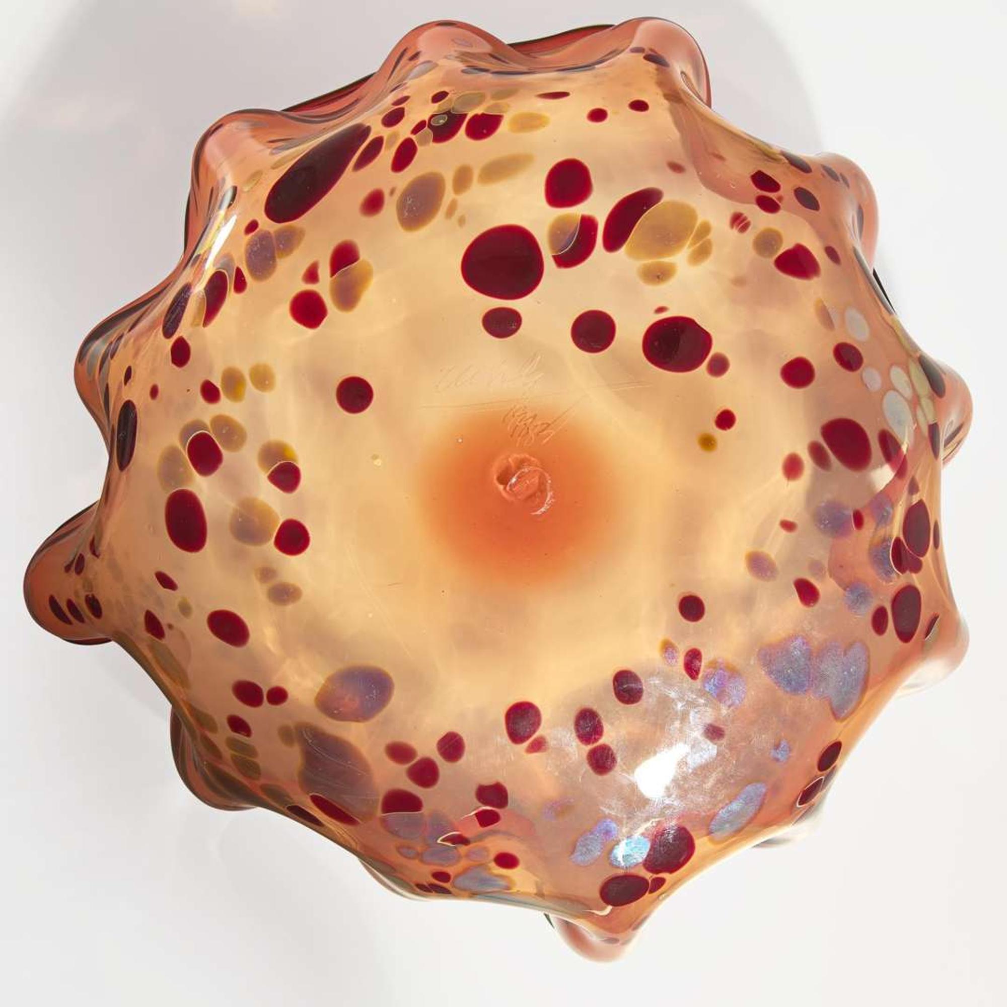 Dale Chihuly (American, b. 1941) Red Macchia Vessel, USA, 1987