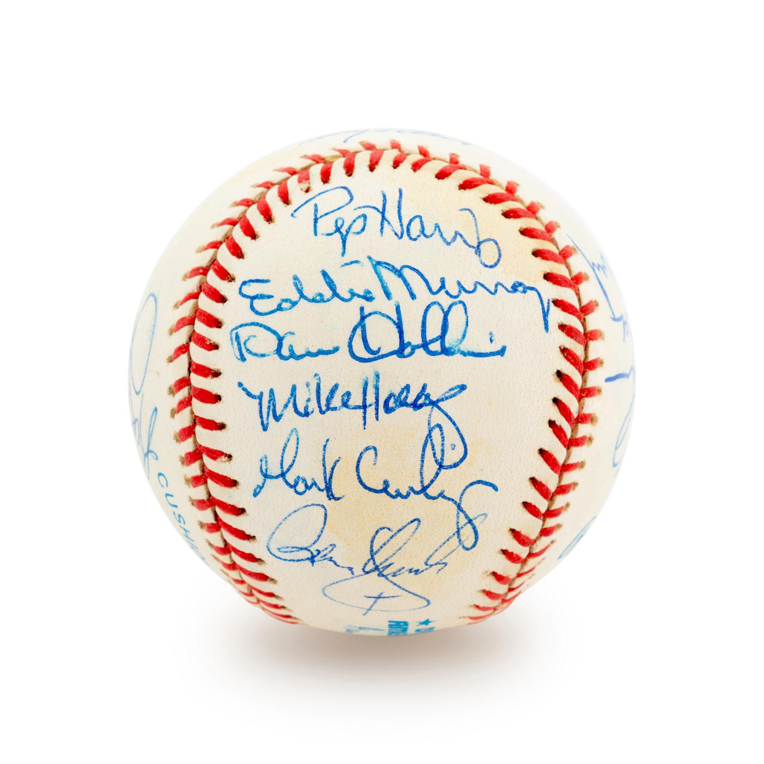 A Group of 19 Los Angeles Angels Signed Baseballs,