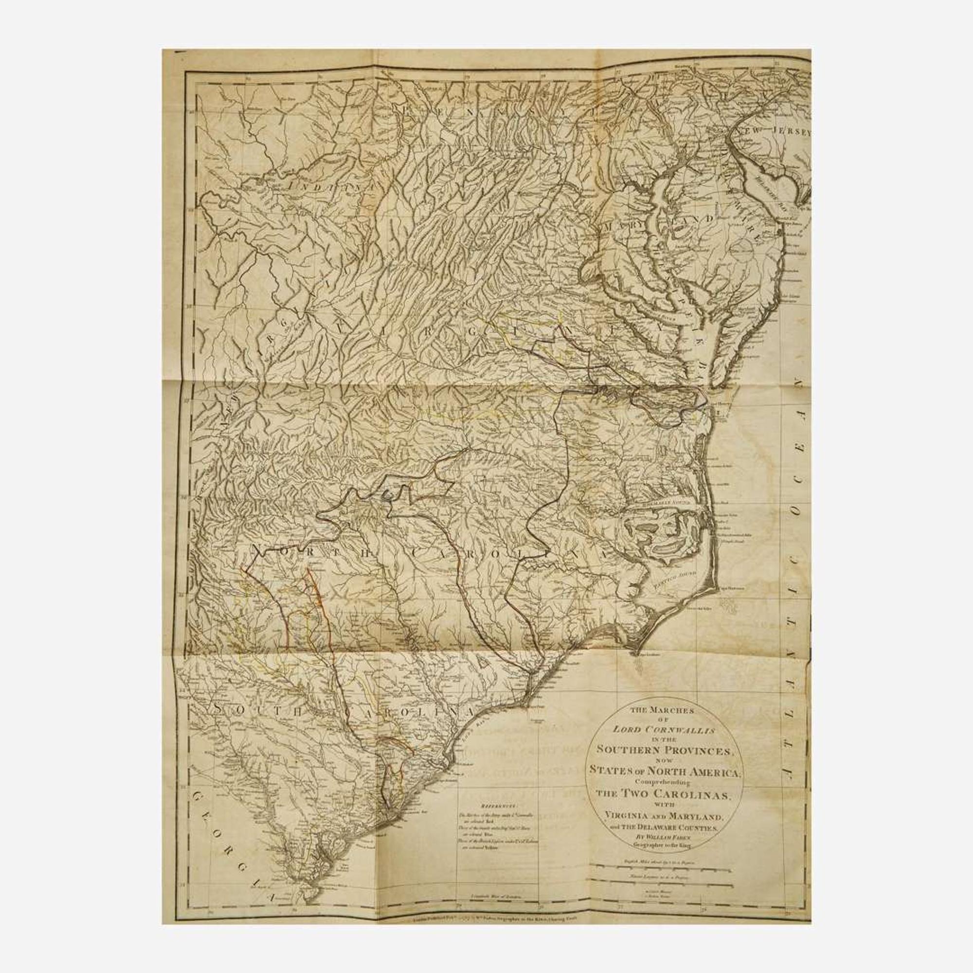 [American Revolution] Tarleton, Sir (Banastre) A History of the Campaigns of 1780 and 1781, in the Southern Provinces of North America