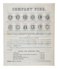 Corps Badges for the 1st, 2d, 3d, 5th, 6th, 11th, and 12th Army Corps . New York, NY: C.L. Balch & Co., 1863.