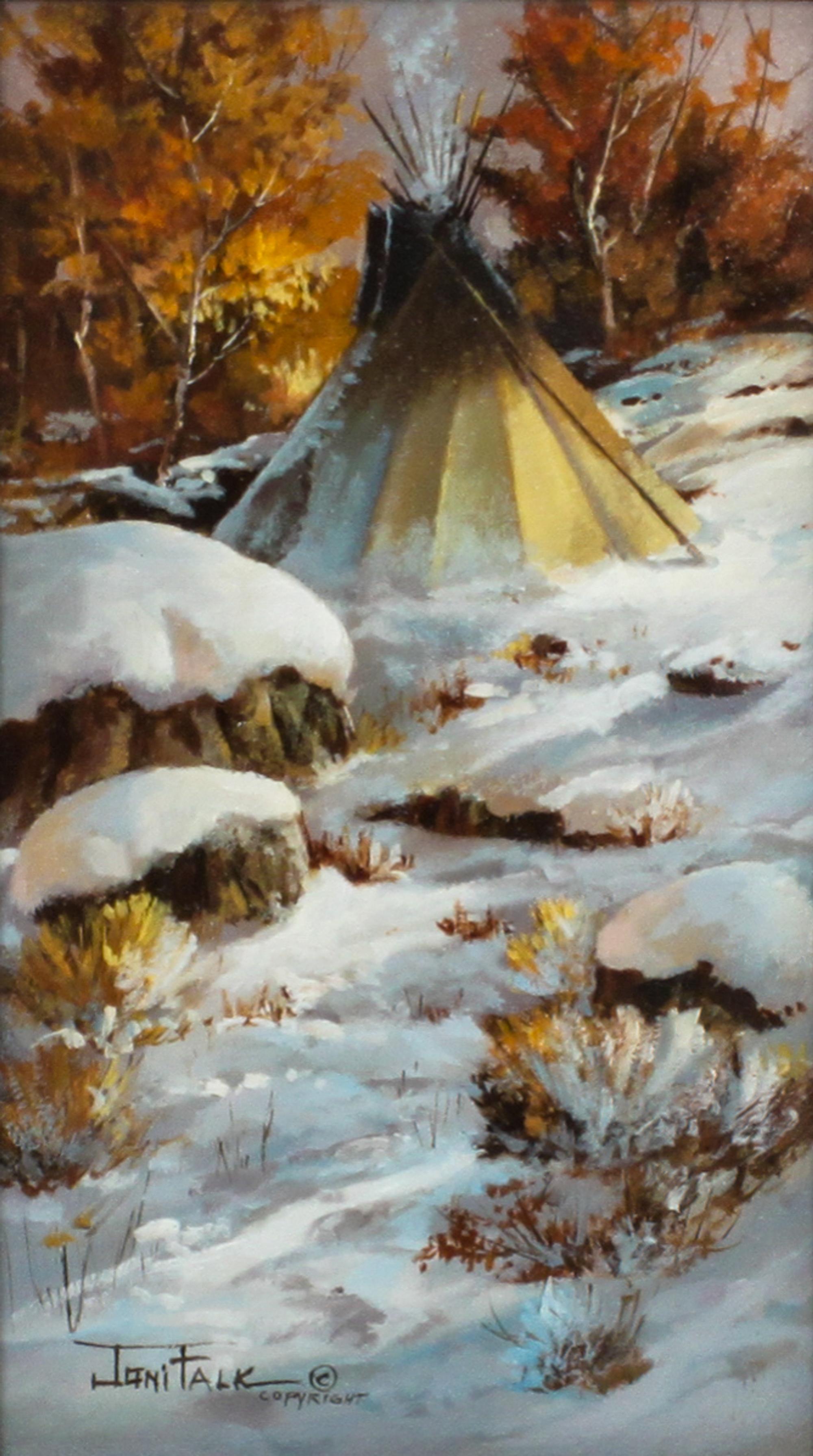 Joni Falk, (American, b. 1933), Winter Sanctuary and Sanctuary