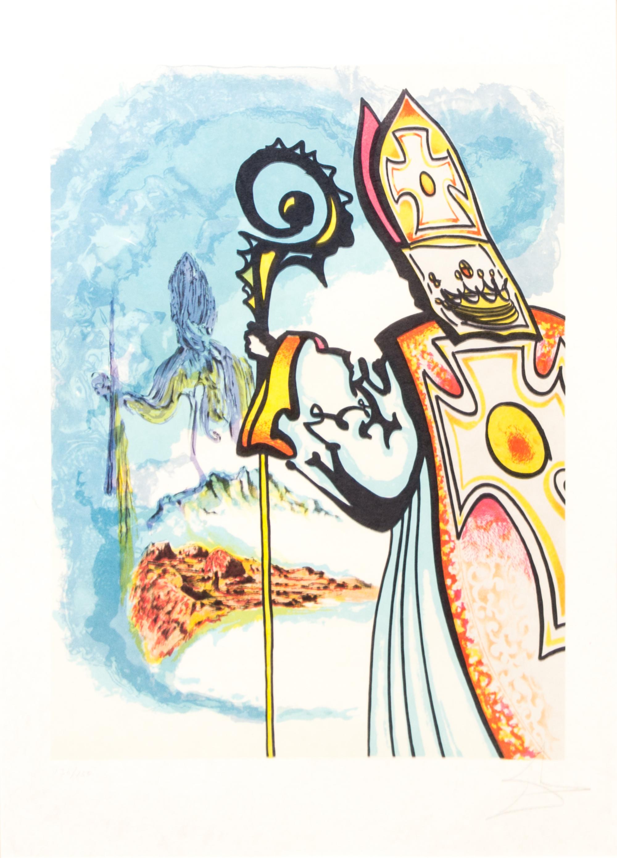 Salvador Dali, (Spanish, 1904-1998), Ivanhoe Suite: King Richard, Rowena, Overseer and Wilfret of Ivanhoe