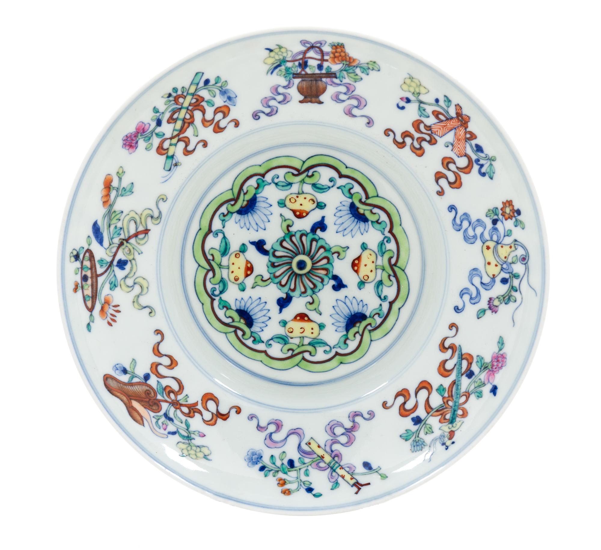 A Doucai Porcelain Shallow Bowl