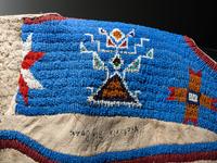 Sioux Girl's Beaded Hide Dress Yoke