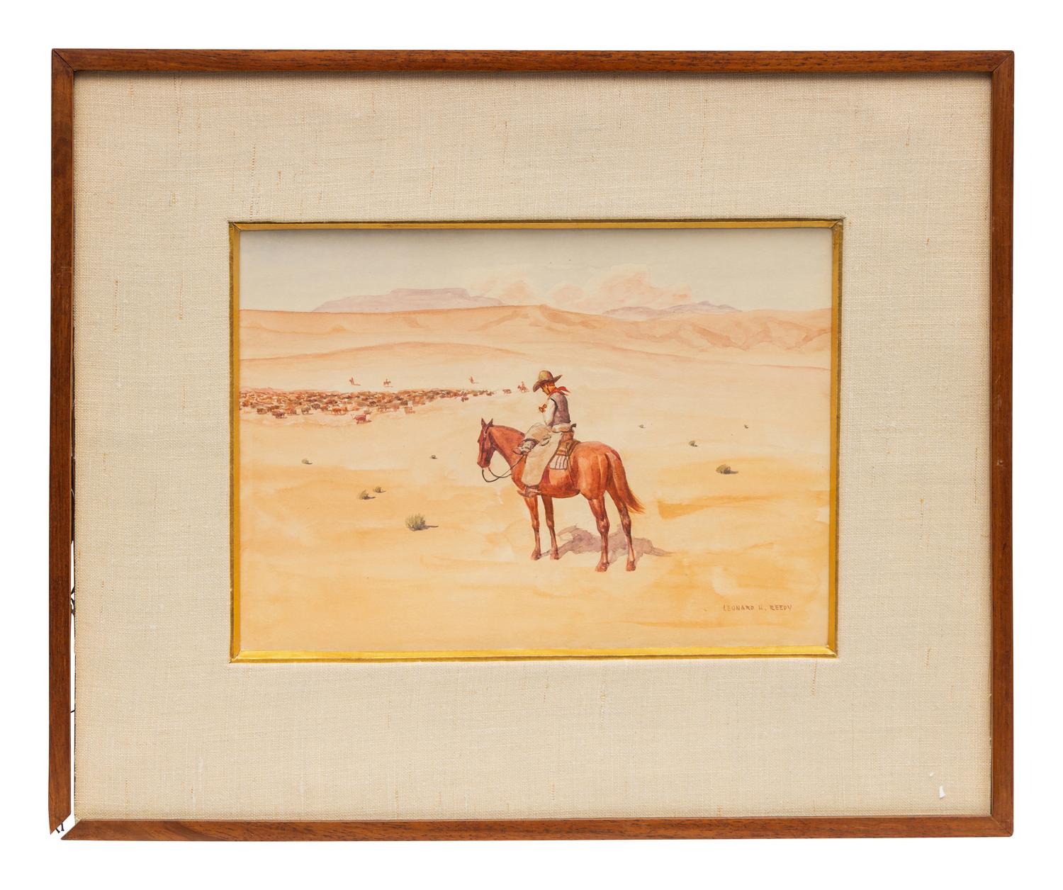 Two Works: Arrest of the Outlaw and At the Roundup