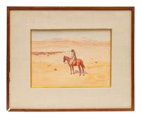 Two Works: Arrest of the Outlaw and At the Roundup