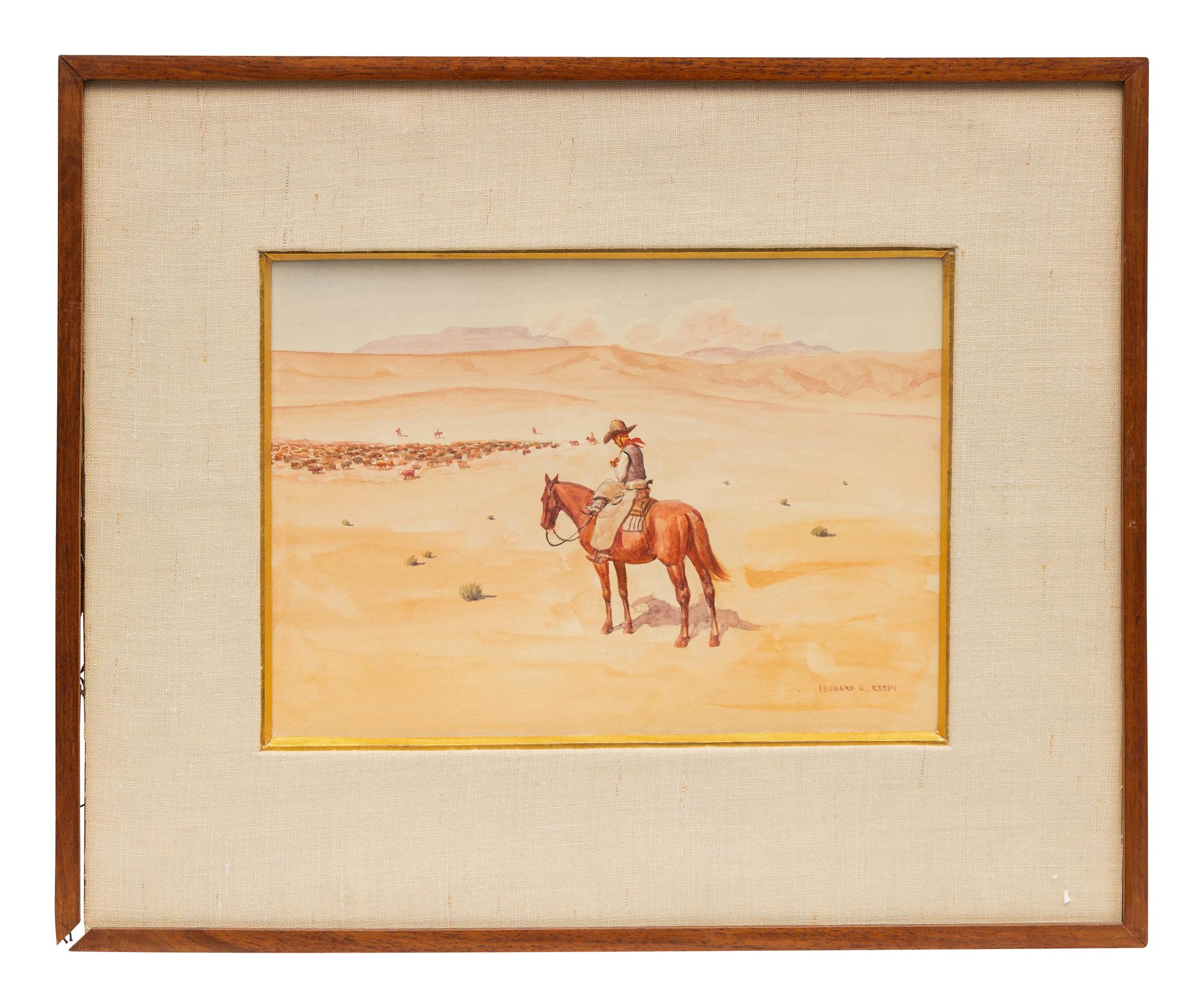 Two Works: Arrest of the Outlaw and At the Roundup