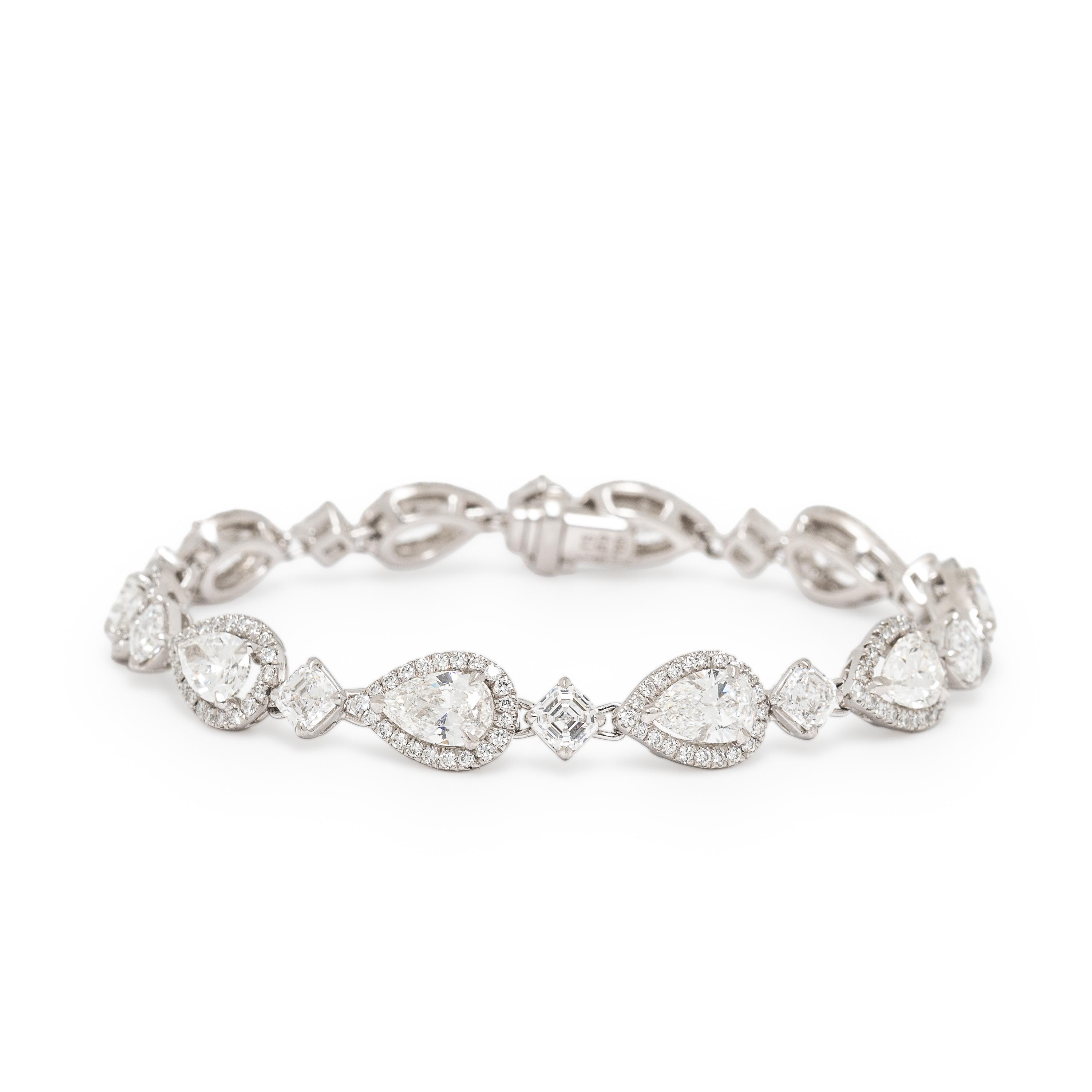 Diamond and Platinum Bracelet
