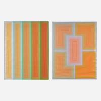 Richard Anuszkiewicz (American, 1930-2020) Two Prints from Inward Eye Suite