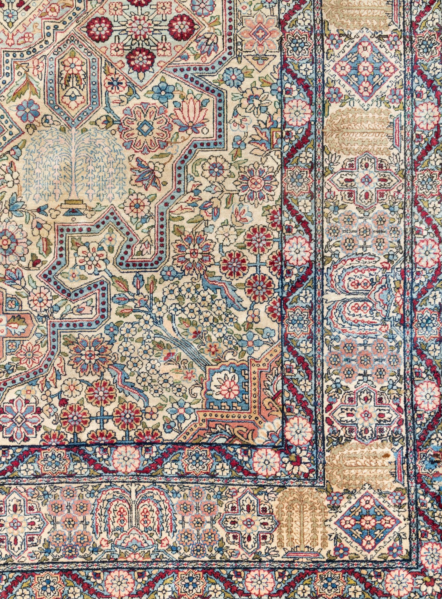 A Kirman Wool Rug
