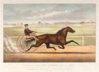 [HORSE RACING SCENES] -- CURRIER and IVES, publishers -- After John Cameron, J. McAuliffe, or Louis Maurer