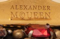 Alexander McQueen Rhinestone Knuckle Clutch