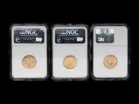 Three Commemorative $5 Gold Proofs (NGC PF70 Ultra Cameo)