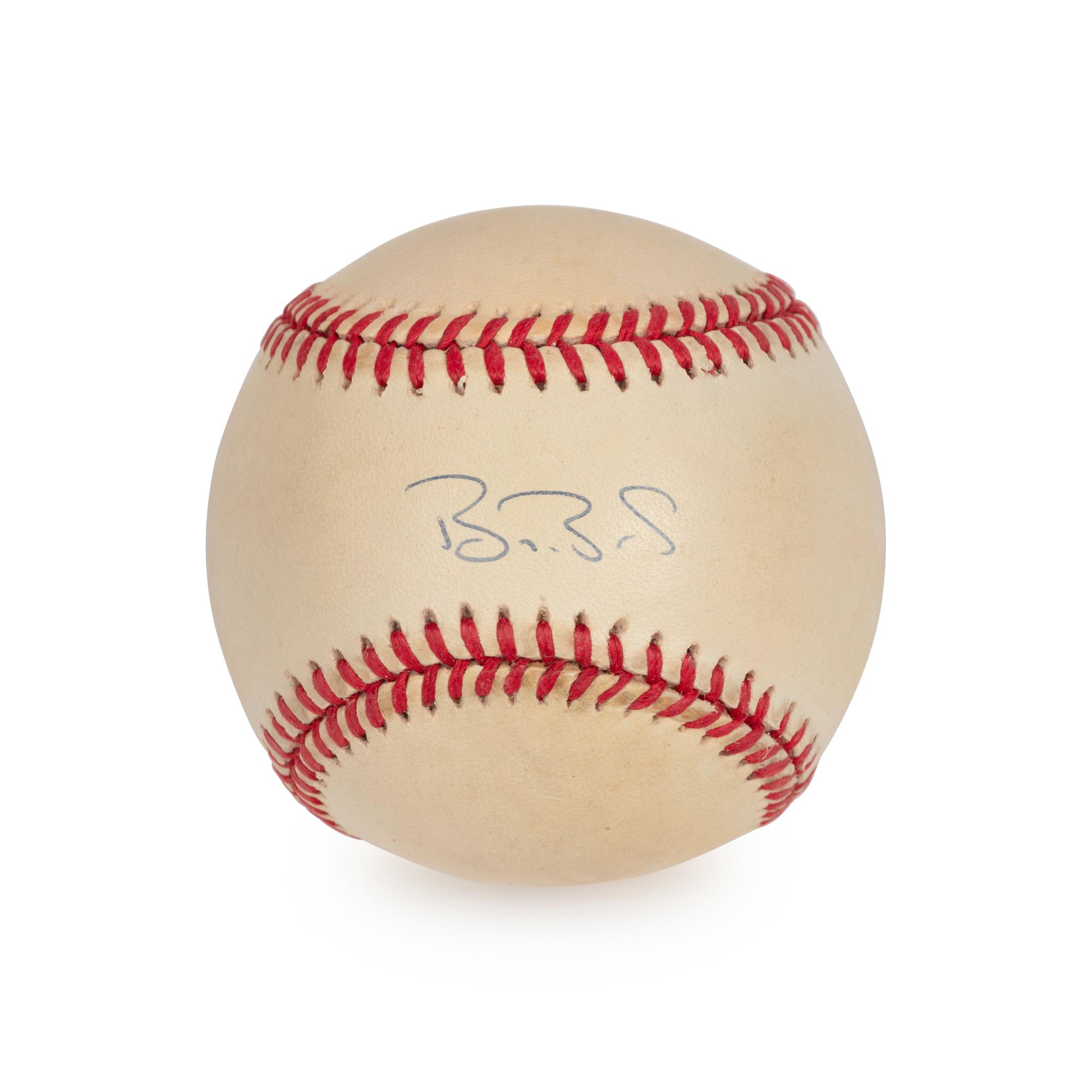 A Barry Bonds Single Signed Autograph Baseball (Beckett Authentication Services)