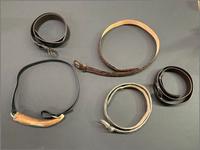 Five Belts: Two Yves Saint Laurent, Two Nancy Gonzales, One Loro Piana