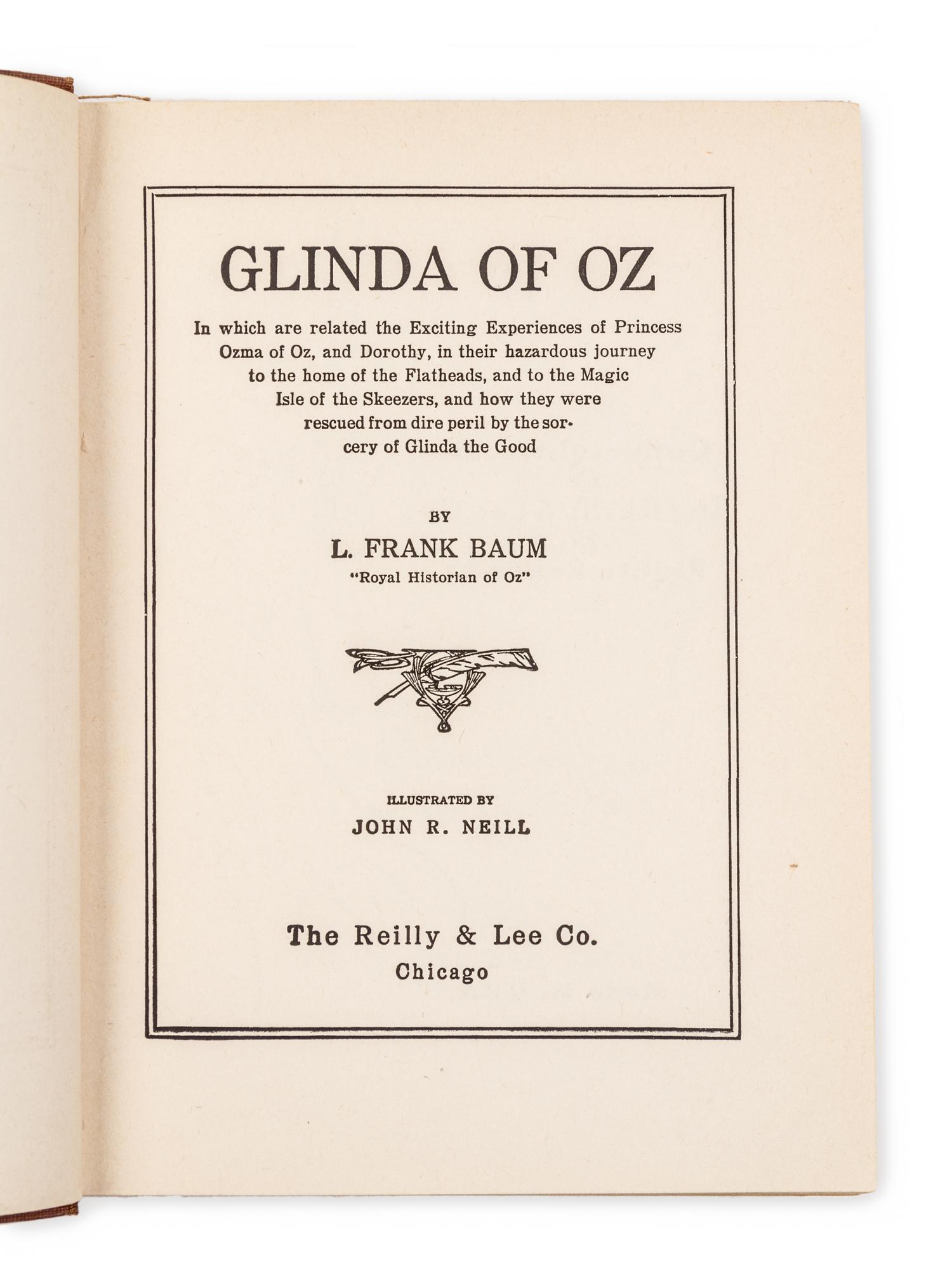 BAUM, Frank L. and Ruth Plumly THOMPSON. -- John R. Neill, illustrator. A group of 6 later editions of the Famous Oz Stories.