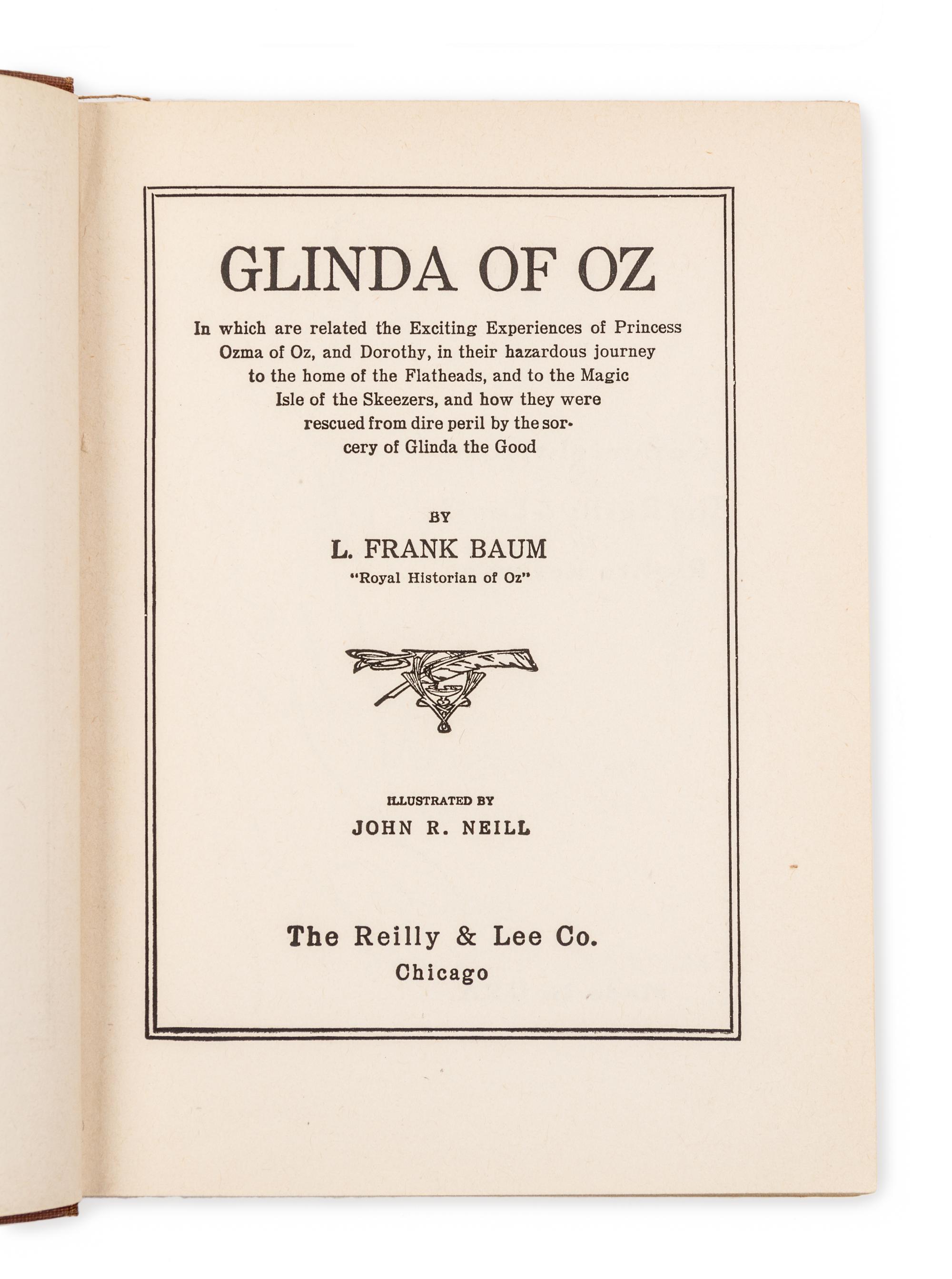 BAUM, Frank L. and Ruth Plumly THOMPSON. -- John R. Neill, illustrator. A group of 6 later editions of the Famous Oz Stories.